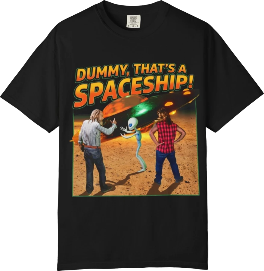 Joe and Braden Alien encounter tee